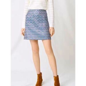Maje Geometric Print Patch Pocket A-Line Mini Skirt
J21